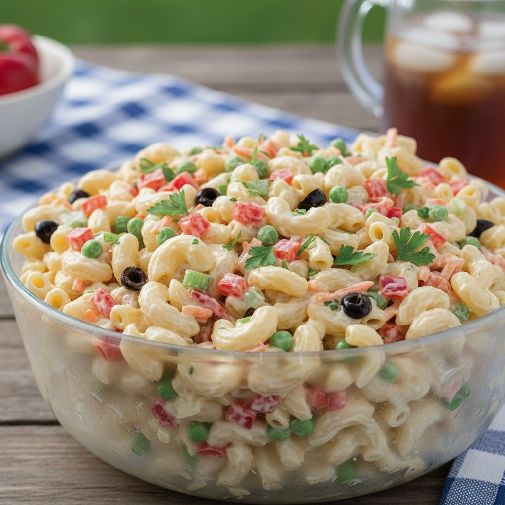 Salade de macaroni crémeuse